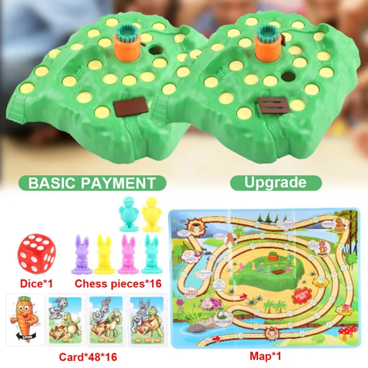 Tortoise And Hare Board Games For Children Multiplayer Family Party ...