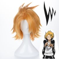 My Hero Academia Kaminari Denki Wigs Boku no Hero Academia Costumes Suit Toy Heat Resistant Hair Synthetic Cosplay Black Hairpin