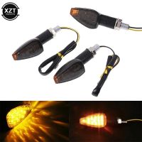 2PCS 14LED Universal 12V Motorcycle Flashing Turn Signal Light Lamp Indicator Light Amber Blinker Light LED Flasher Relay