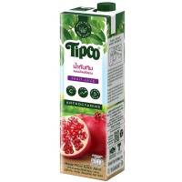 [ส่งฟรี] Free delivery Tipco Pomegranate and Mixed Fruit Juice 1ltr. Cash on delivery เก็บเงินปลายทาง