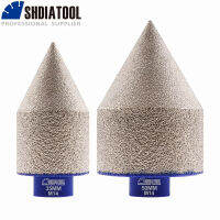 SHDIATOOL 12Pcs เพชร M14สูญญากาศ zed Chamfering Milling Finger Bits Hole 3550Mm เคาน์เตอร์กระเบื้องเซรามิคหินแกรนิต