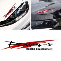 Powers Racing Development สติกเกอร์ติดรถยนต์แบบสะท้อนแสงภาพสติ๊กเกอร์กันน้ำไวนิลสำหรับ BMW Audi Skoda Ford Buick Honda Toyota KIA Nissan