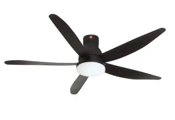 KDK U60FW DC Motor Ceiling Fan with LED Light and Remote Control (Limited Promo - Free Std Installation/Extended Warranty)