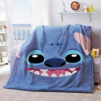 [COD] Cartoon cute folded warm can come to map flannel quilt nap