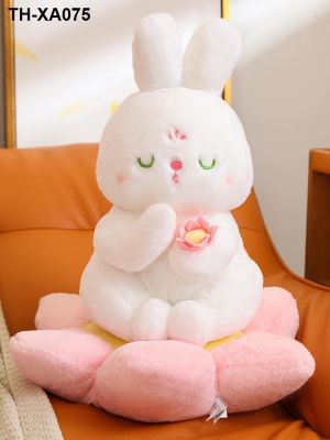 น่ารักพุทธตุ๊กตากระต่ายน้อยสีขาวตุ๊กตากระต่ายของเล่นตุ๊กตาผ้าตุ๊กตาหมอนนอนเด็กของขวัญสาว