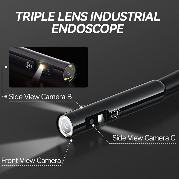 triple-lens-endoscope-teslong-borescope-inspection-camera-5inch-ips-screen-industrial-hd-scope-camera-with-light-waterpoof-bore-scope-for-home-automotive-sewer-duct-plumbing-pipe-wall-16-5ft