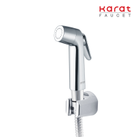 Karat Faucet ชุดสายฉีดชำระสีโครเมี่ยม พร้อมสายและขอแขวน รุ่น KA-09-311-50