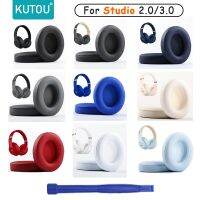 KUTOU Earpads Soft Leather For Beat Studio 3 3.0 Ear Pads Studio3 Headphone Replacement Pads Studio2 Ear Cushions Earpads  Headset Foam Pad