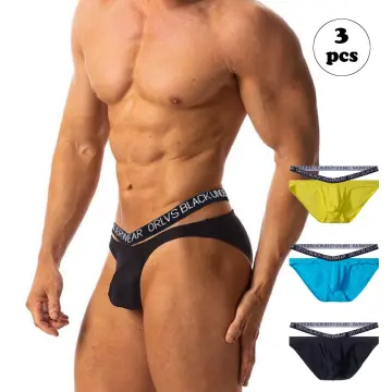 3PCS Set Mens Underwear Mens Sexy Breathable Brief Underpants