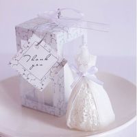 10pcslot wedding bride dress candle favor wedding gifts for guest wedding souvenirs Birthday candles