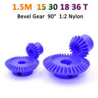 1 PC 1:2 พลาสติกไนลอน BEVEL Gear 1.5M Mod 15 30 18 36 ฟัน BORE 6 8 10 12-16 มม.1.5 โมดูลัสเกียร์ 90 องศา Meshing มุม-aerwererwess