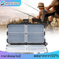 【ราคาถูก】Sports love Fishing Tackle Box กล่องอุปกรณ์ตกปลาตะขอเหยื่ออุปกรณ์ตกปลากรณีการจัดเก็บ