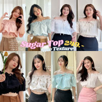 Sugar Top เสื้อปาดไหล่หวานนกรุปป◞