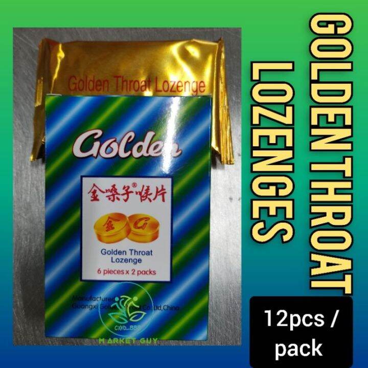 【COD】Hot Golden Throat Lozenges 12pcs / pack Lazada PH