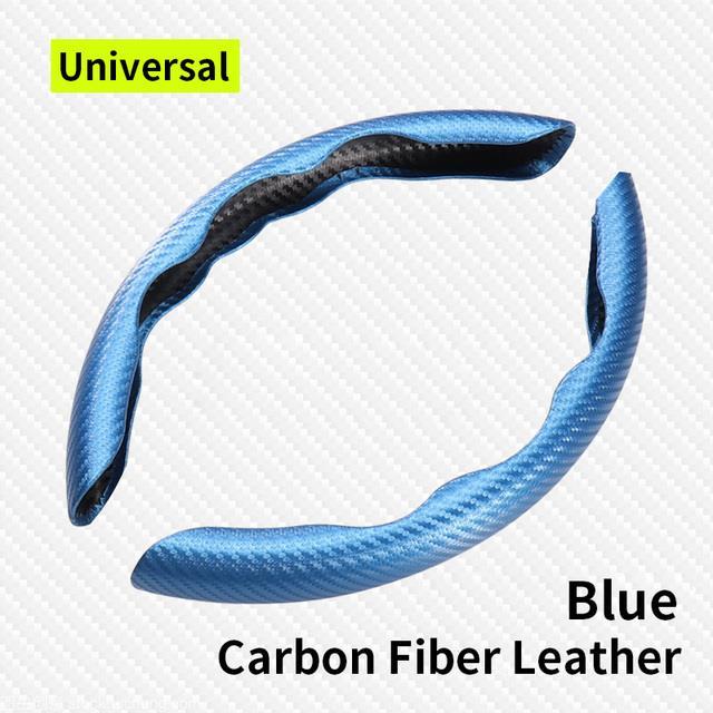 yf-car-steering-wheel-cover-booster-carbon-fiber-non-slip-sports-card-summer-handle-protective-type-d