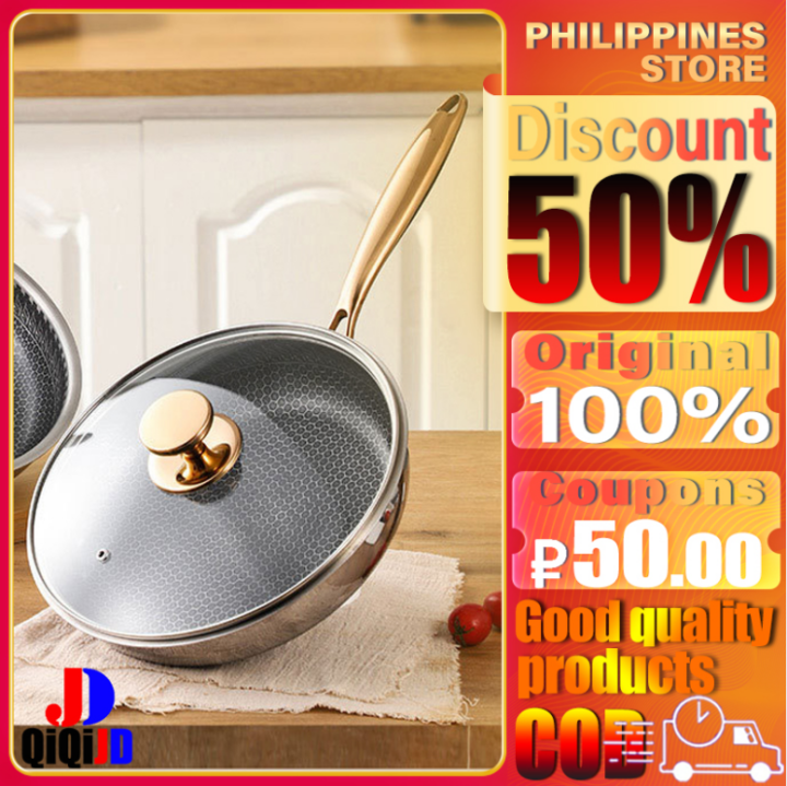 316 stainless steel steak frying pan household nonstick nonstick pan