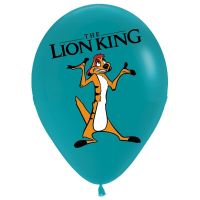 12ชิ้นลูกโป่งยางการ์ตูนชุด Lion King สัตว์พิมพ์ลายของเล่นอาบน้ำเด็กของตกแต่งงานปาร์ตี้วันเกิดสำหรับเด็กบ้าน