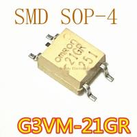 10ชิ้นใหม่ G3VM-21GR 21GR1 Optocoupler โซลิดสเตรีเลย์แพทช์ SOP4นำเข้าจุด