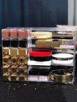 【YD】 1pcs makeup storage box eyeshadow 2-in-1 lipstick