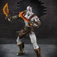 NECA Game เทพแห่งสงคราม Kratos ของเล่นตุ๊กตาขยับแขนขาได้18Cm