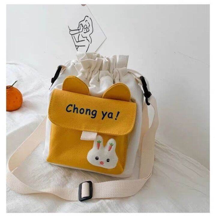 ins-cute-rabbit-shoulder-bags-cartoon-outdoor-sling-bag