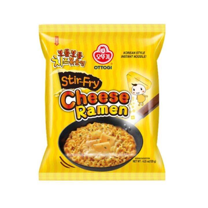 OTTOGI CHEESE RAMEN STIR FRY 120g 130g ( CHEESERAMEN FRIED / SPICY