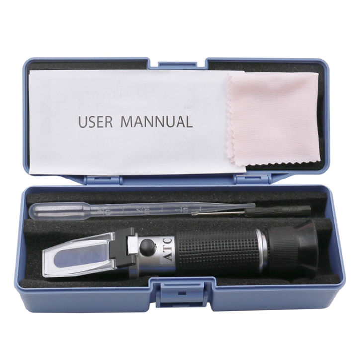 เครื่องวัดความหวาน-2in1-เครื่องวัดความเค็ม-เครื่องวัดความหวาน-refractometer-ใช้วัด-ผลไม้-อาหาร-เครืองดืม-0-32-brix-refractometer