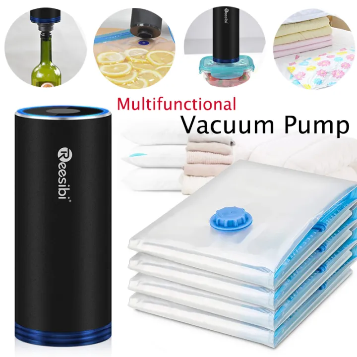 Electric Traveling Vacuum Machine Inflator Compressor Pump for Travel ...