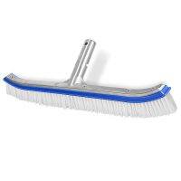 2X Pool Brush, Swimming Pool Wall &amp; Tile Brush 18 Inch Swimming Pool Cleaning Pole Brush Head Replacement Brush,Blue