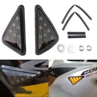 【CW】♨✻◑  Motorcycle Turning Signals Smoke Mount Turn Blinker Flashing Lights