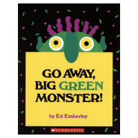 Go Away Big Monster สีเขียวโดย ED Emberley สมุดภาพภาษาอังกฤษการเรียนรู้หนังสือนิทานสำหรับเด็ก Montessori อ่านของขวัญ