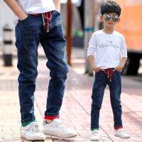 Kids Pants Big Boys Stretch Joker Jeans 2019 Spring Children Pencil Leggings Autumn Denim Clothes For 4 to 14 Years Male Child