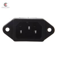 IEC 320 C14 Male Plug 3 Pins PCB Panel Power Inlet Socket Connector