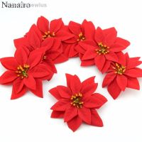 【hot】✚  10pcs 14cm Large Artificial Heads Wedding  Decoration Scrapbooking Silk Flowers