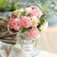 【CC】 ball Chrysanthemum Small bunch Wedding Bridal Bouquet Furnishing Table Decoration Fake birthday gift