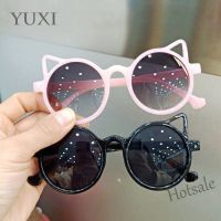 【hot sale】☂∈▲ D03 Cat ears childrens sunglasses fashion personality cute baby UV protection sunglasses