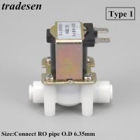 1pcs Electric Solenoid Magnetic Valve DC12V 24V 220V 1/4" Hose Pipe Quick Conntector Magnetic Washing Machine Dispenser Valves