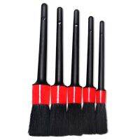 5Pcs Car Detailing Brush ชุดทำความสะอาดรถยนต์เครื่องมือล้างรถ Auto Detailing Set Dashboard อุปกรณ์เสริม Air Outlet แปรงทำความสะอาด