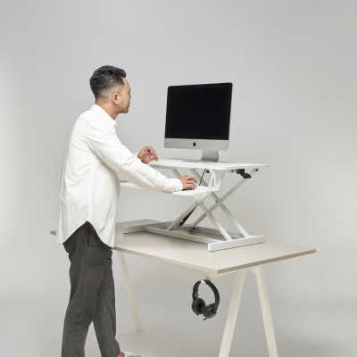 Erban โต๊ะปรับระดับความสูง โต๊ะยืนทำงาน โต๊ะทำงานปรับระดับได้ 13-51 ซม. (Erban Standing Desk Converter) มี 3 สี