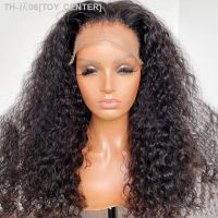 Preplucked 26 Inches Long 180 Density Glueless Black Kinky Curly Lace Front Wig With BabyHair Heat Temperature Daily Cosplay Wig [ Hot sell ] TOY CENTER