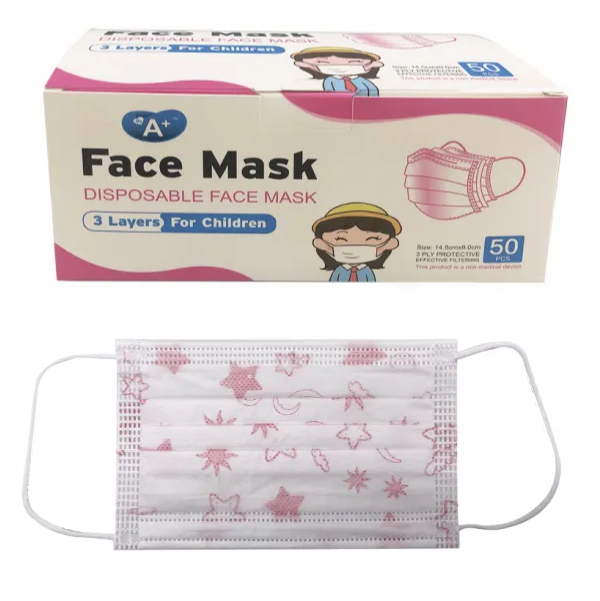 pink hospital mask