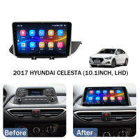 Applicable to 2017 Hyundai Yuedong CELESTA 10 inch central control navigation surface frame, Android navigation versatile set frame panel