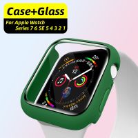 Colorful Apple WatchCase For Series 7 SE 6 Screen FilmApple Watch Case 7 SE 645MM 44MM 41MMCase Screen Protector