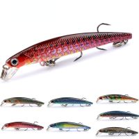 New Artificial Bass Bait Long Cast 7.3Cm3g Fish Hook 8# Submerged Minnow Luya Fake Bait Fishing Bass Horse Mouth Fishing WobblerLures Baits