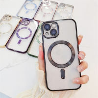 เคสโทรศัพท์ชุบโลหะด้วยไฟฟ้าตาข่ายกันฝุ่น NLWVXIPhone 14ลาย CD เหมาะสำหรับเทป12ตัวดูดแม่เหล็กฟิล์มเลนส์13 Pro เคสนิ่ม