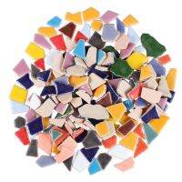 Mosaic Tiles Ceramic Tile Diy Glass For Irregular Supplies Stone Glazed Assortment Crafts Stained Mixed Backsplash Floor Color