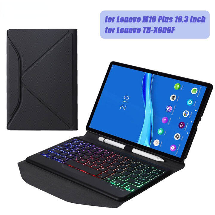 For Lenovo Tablet M10 Plus 10.3 Inch Wireless Bluetooth Keyboard With Cover for Lenovo TBX606F
