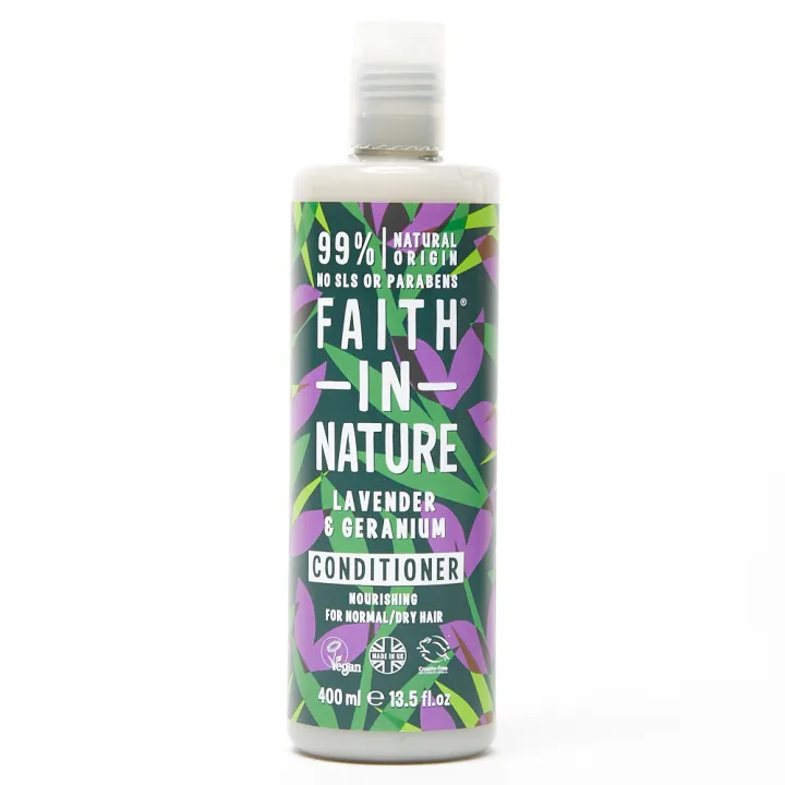 Faith In Nature LAVENDER & GERANIUM Conditioner 13.5 FL OZ / 400 mL