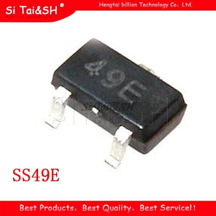 10pcs 49E SOT 23 Hall Effect Sensor Switch Hall Element SOT23 SS49E SOT