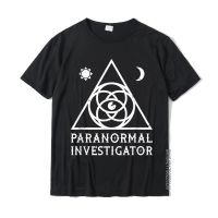 Funny Paranormal Investigator Ghost Hunter T Shirt T-Shirt Cotton Birthday Tops &amp; Tees Faddish Men Tshirts Comics